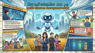 พช.ชัยนาท ส่งเสริมระบบ CDD AI สร้างความรู้ วิเคราะห์เจาะลึกข้อมูลเพื่อการพัฒนาชุมชน